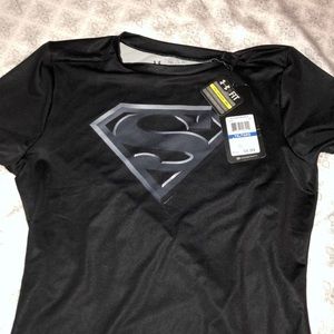 Under armour boys shirt youth xl bnwt Superman